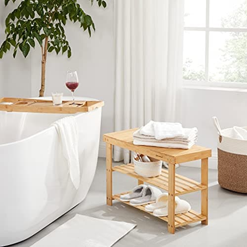 Thumbnail 4 de SONGMICS LBS04N Banco zapatero 3 niveles 130 kg