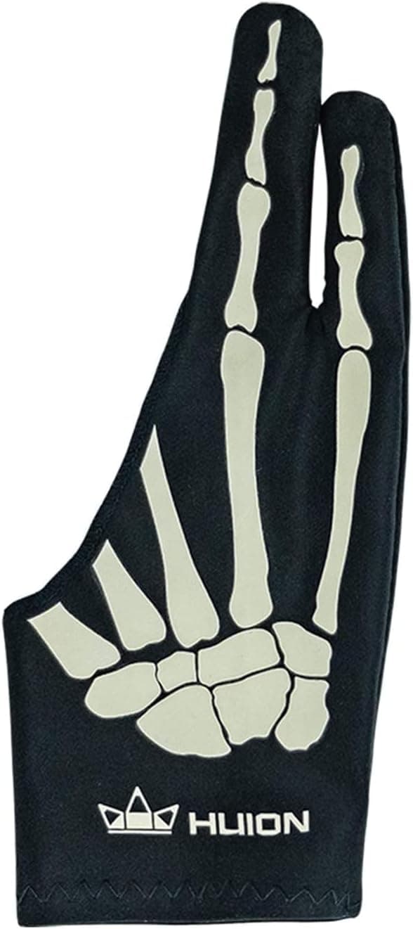 Thumbnail 6 de HUION Artist Drawing Glove (Two-Finger) for Drawing Tablets & Paper Sketching — Large, Lycra & Nylon, Anti-smudge