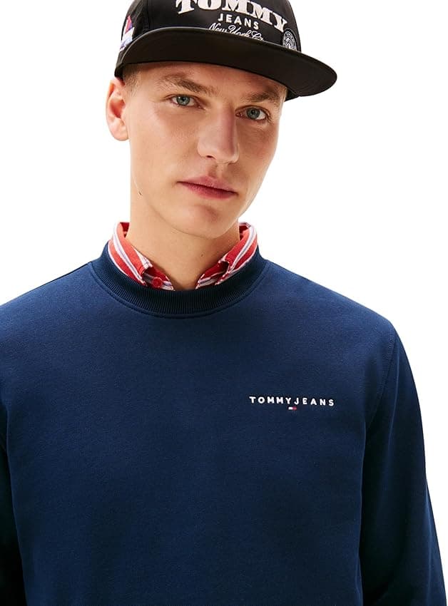 Detalle de Tommy Jeans TJM Reg Linear Crew Sudadera XS