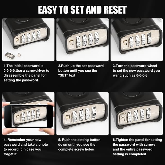 Thumbnail 4 de Diyife Heavy Duty Combination Padlock 54mm