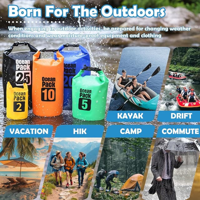 Detalle 2 de MOMAHUA 2L dry bag waterproof