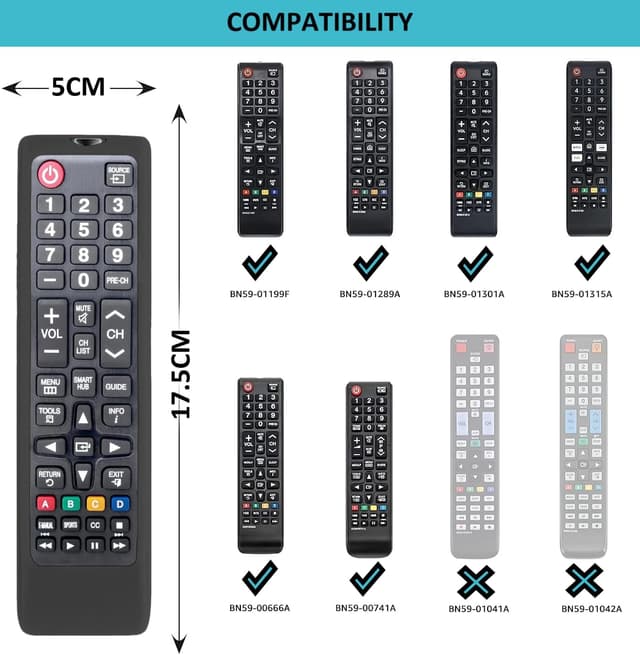 Detalle 2 de Protective Silicone Remote Cover for Samsung TV Remotes (AA59-00741A / AA59-00786A etc.)