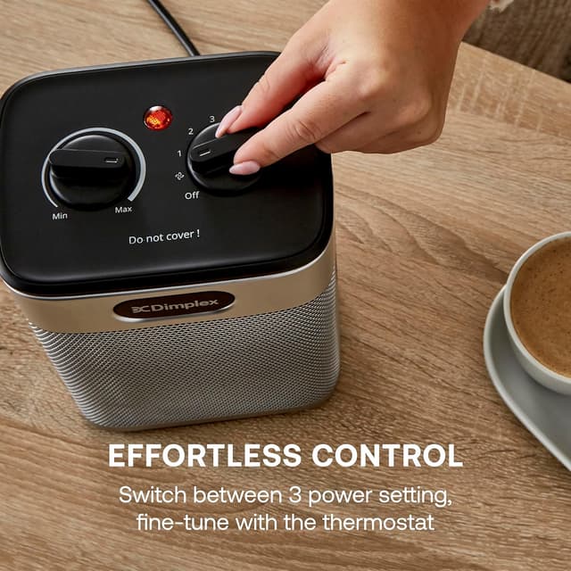 Thumbnail 2 de Dimplex DXUC2BS 2000W Ceramic Fan Heater