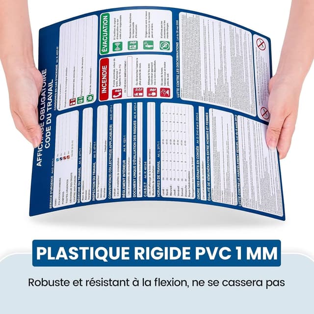 Thumbnail 4 de Panneau Code du Travail 2025 400x300mm ⚙