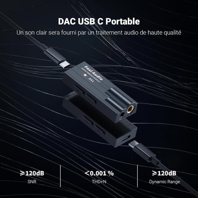 Detalle de Fosi Audio DS1 Ampli Casque 240 mW