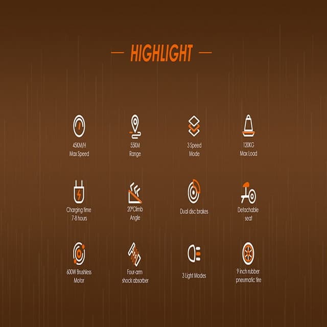 Thumbnail 1 de Kukirin G2 Pro patinete eléctrico 600W gris/naranja 🛴