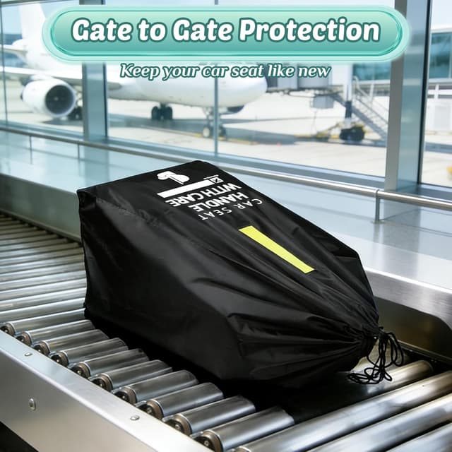 Detalle 2 de Guiseapue Car Seat Travel Bag for Airplane