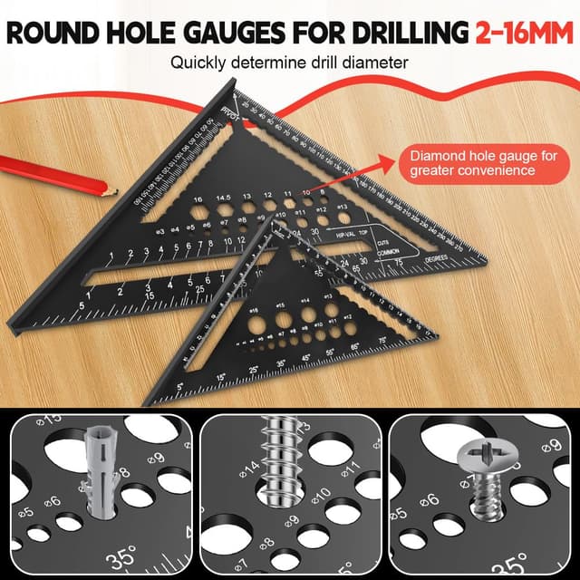 Detalle de Flintronic équerre de charpentier 180+300 mm