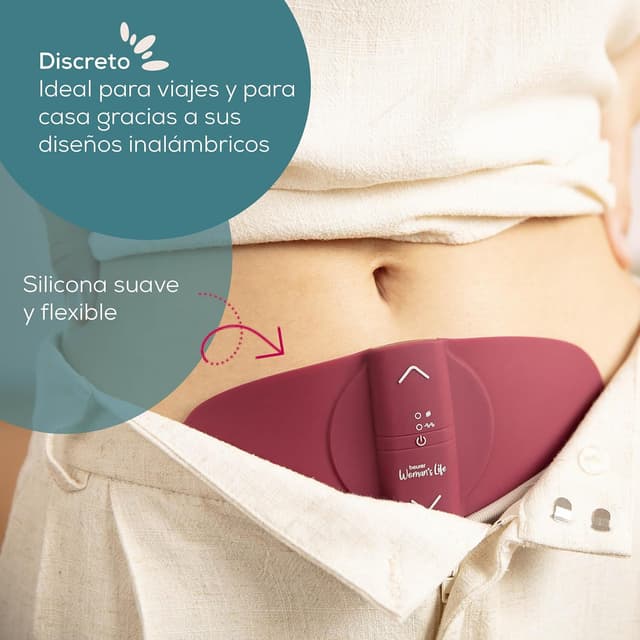 Detalle 2 de Beurer EM 50 Menstrual Relax TENS y calor, recargable ⚡