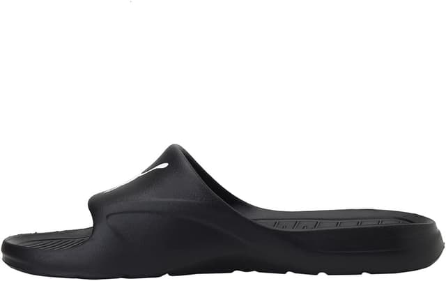 Detalle de PUMA Unisex Divecat Beach & Pool Shoes (Black/Black/White) – UK 7