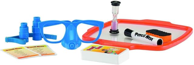 Detalle 1 de Piatnik 6646 – Nez Crayon : le jeu pour dessiner avec le nez, 110 cartes