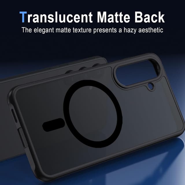 Detalle 2 de XTCASE Cover magnetica per Samsung Galaxy S25 FE con compatibilità MagSafe, retro opaco anti-impronte e TPU antiurto