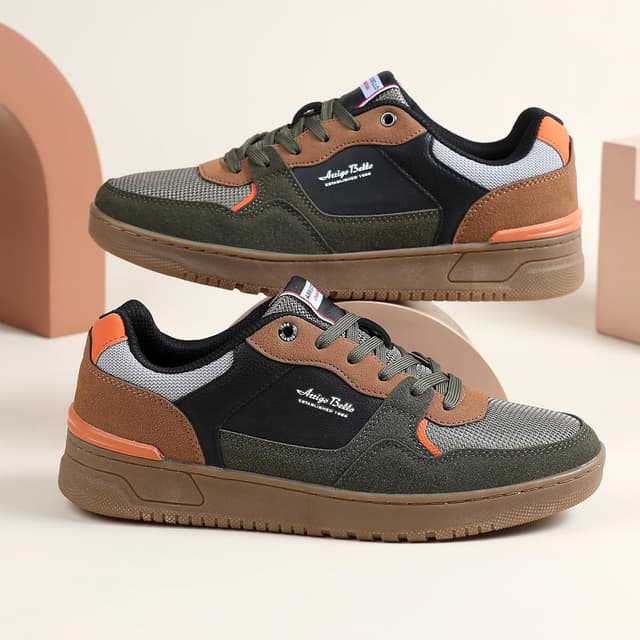 Detalle de ARRIGO BELLO Freizeitschuhe Herren Sneaker – leichte Joggingschuhe, atmungsaktiv und rutschfest (EU 40–46)