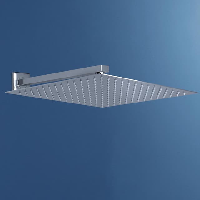 Detalle de JOHO pommeau de douche pluie 40×40 cm avec bras 37 cm en acier inox SUS304