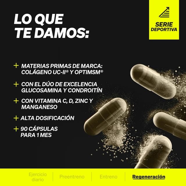 Detalle 2 de Colágeno UC-II® con MSM y Vitaminas para articulaciones 🤍