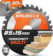 Imagen de BAUBECK Lame de scie 85x15 30T ⚙ en OfertitasTOP