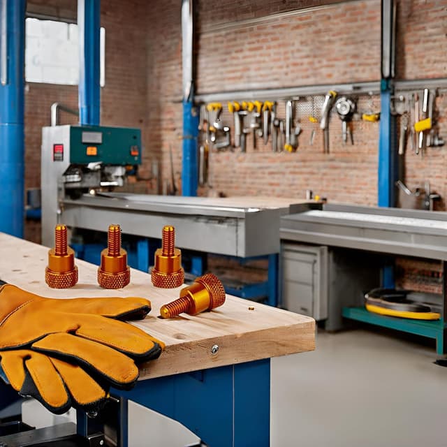 Thumbnail 5 de PrecisionGeek M6×10mm Orange Knurled Thumb Screws