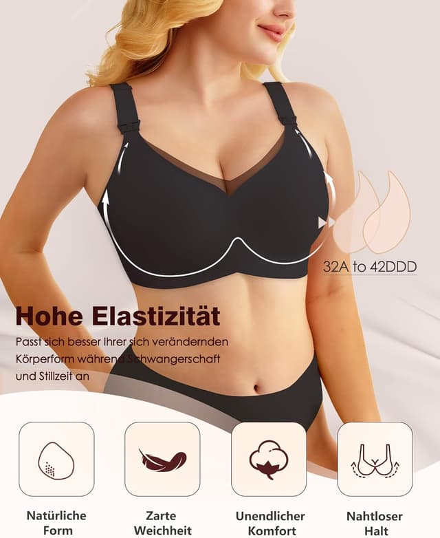 Detalle de Still-BH ohne Bügel für Große Brüste