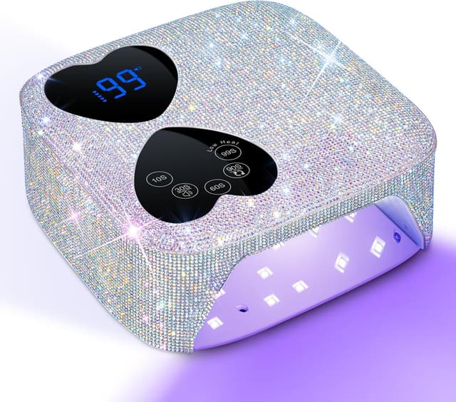 Detalle de HUITINE 80W Cordless UV LED Nail Lamp