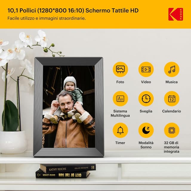 Thumbnail 1 de KODAK Cornice Digitale 10,1 Pollici