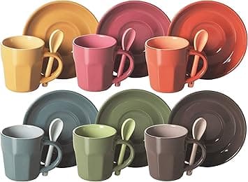 Imagen de Soul Kitchen Taza de Café Hug con Plato 6 Piezas en OfertitasTOP