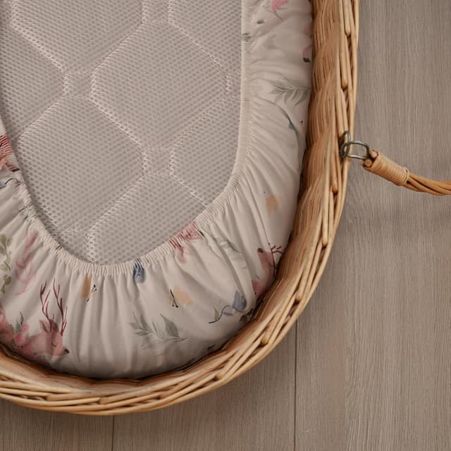 Thumbnail 5 de GLLQUEN BABY 4Pack Moses Basket Fitted Sheets 81x41x8cm