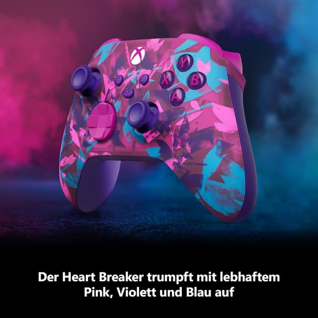Detalle de Xbox Wireless Controller „Heart Breaker“ Special Edition für Series X|S, One, PC & Cloud-fähige Geräte