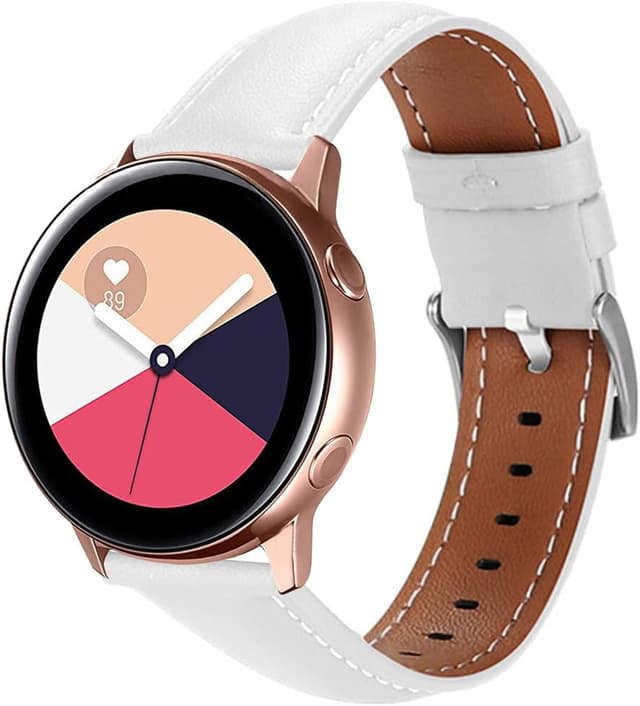 Detalle de BYISYUE leather watch strap 20mm