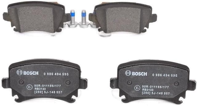 Detalle de Jeu de plaquettes de frein Bosch pour freins à disque (référence OE 1K0698451…)