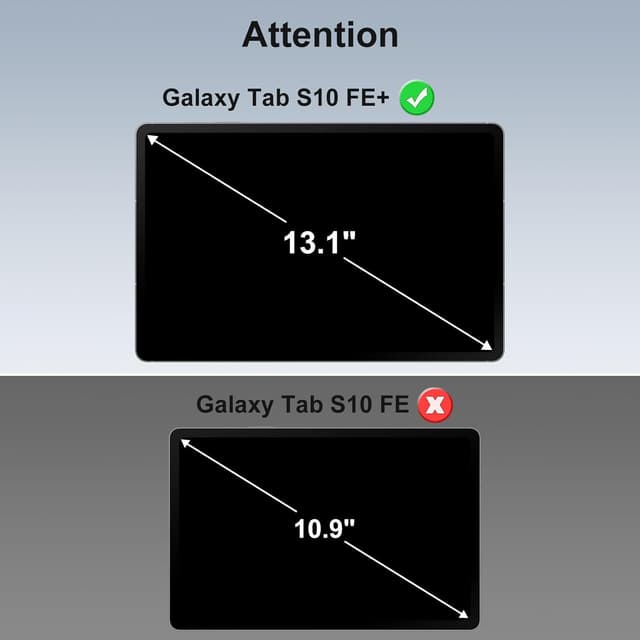 Detalle de SPARIN Schutzfolie für Samsung Galaxy Tab S10 FE+/FE Plus 13,1" (Panzer-Glas), 2 Stück mit Montage-Rahmen