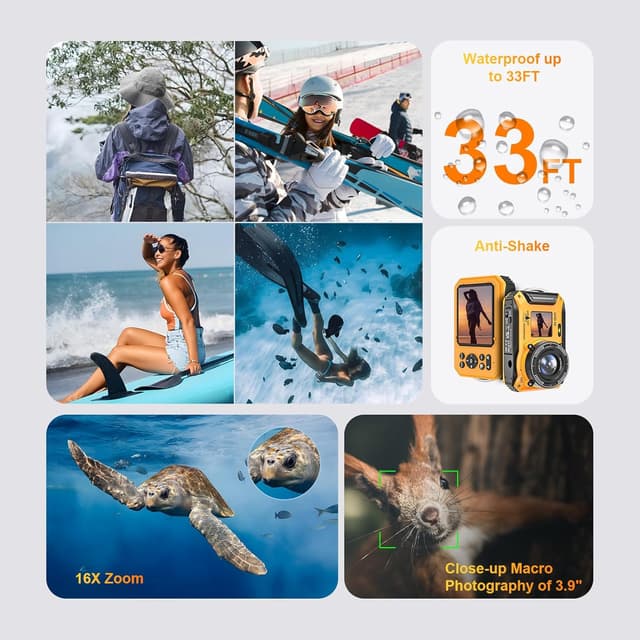 Detalle de Yixinxin Digital Camera 4K 64MP