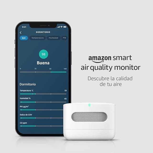 Imagen de Amazon Smart Air Quality Monitor 🌬️ - Monitor inteligente de calidad de aire en OfertitasTOP