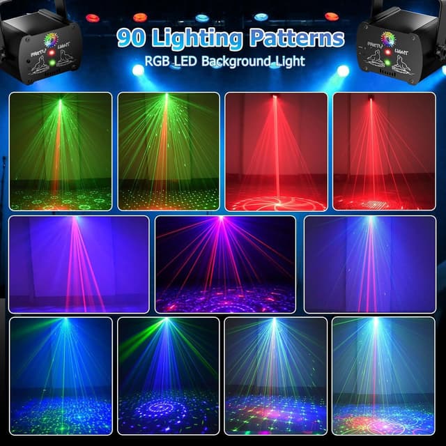 Detalle 2 de jagdag Luces Discoteca LED RGB 🎉