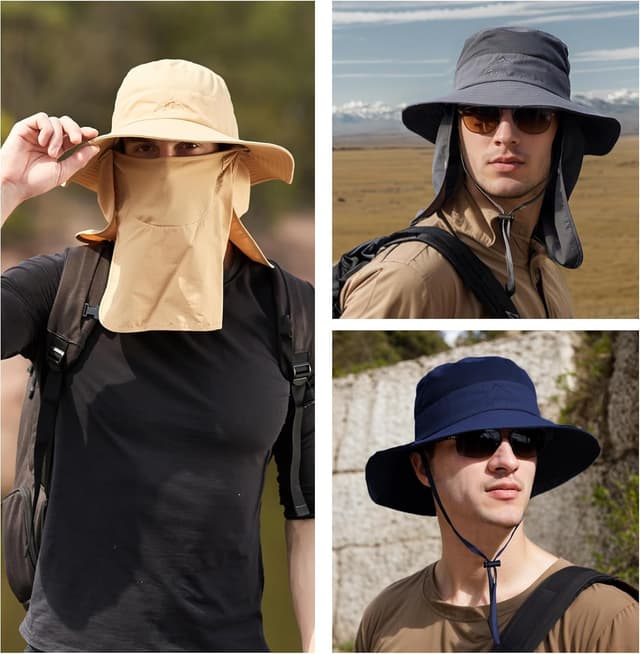 Detalle 2 de ehsbuy Fischerhut Herren Mesh 3,7 Zoll