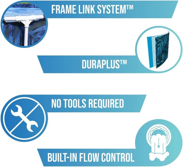 Detalle 2 de BESTWAY Steel Pro Piscina Desmontable 366x201 cm 🌊