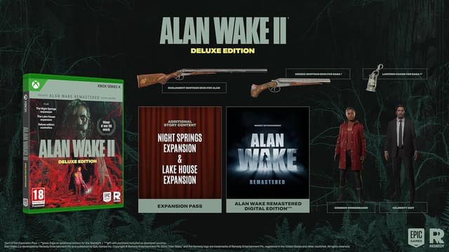 Detalle de Alan Wake 2 Deluxe Edition (Xbox) – psychological horror mystery for the Dark Place