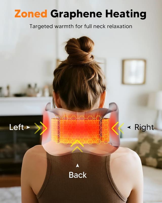 Detalle 2 de arboleaf Heated Neck Pillow 2000mAh 🔥📘