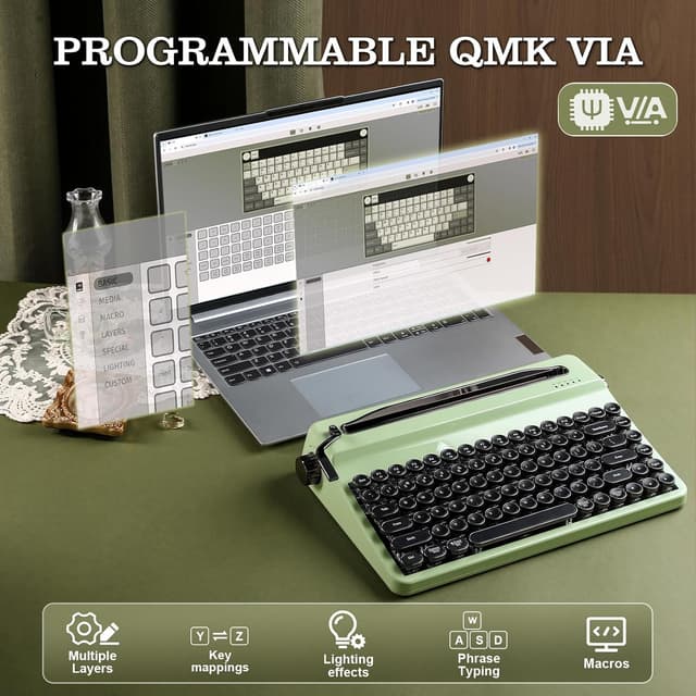 Thumbnail 5 de YUNZII QL75 Funk Tastatur mit 2,4GHz