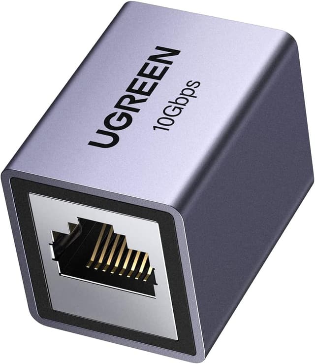 Detalle de UGREEN RJ45 Coupler 10Gbps Ethernet