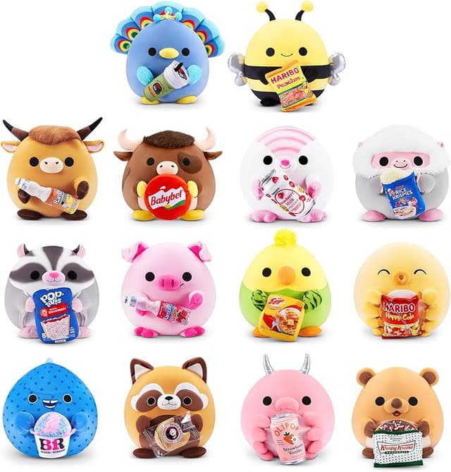 Detalle 2 de ZURU Snackles Series 3 Robbie — peluche 14 pulgadas