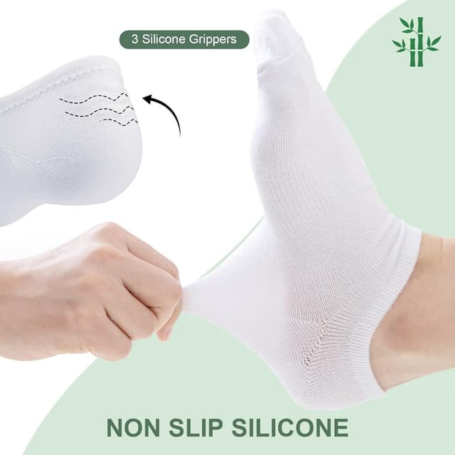 Detalle de Bamboo trainer socks No Show 72% bamboo
