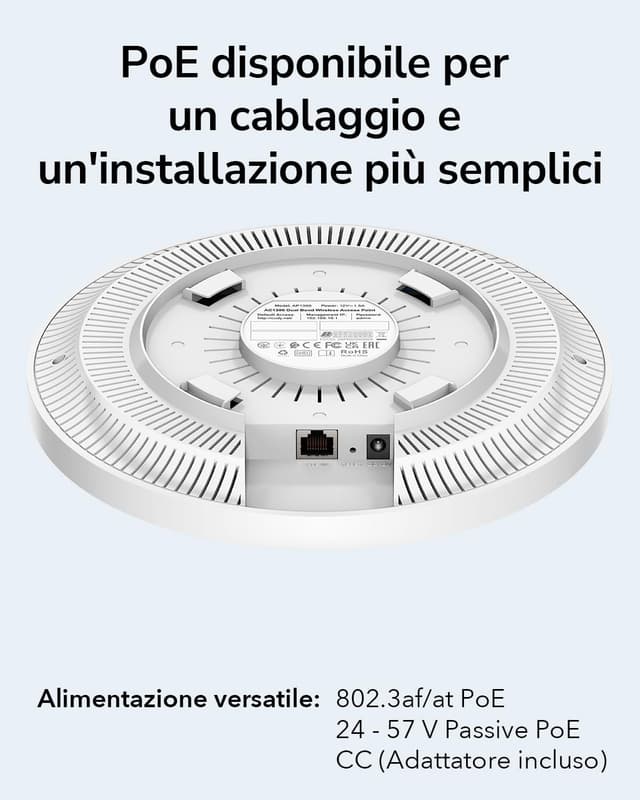 Thumbnail 4 de Cudy AP1300 Punto di accesso WiFi