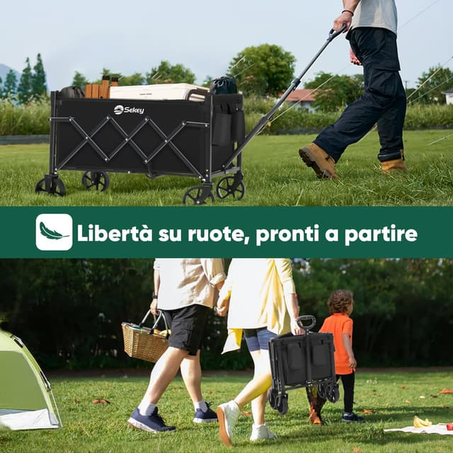 Thumbnail 3 de Sekey Carrello pieghevole 60L 80KG