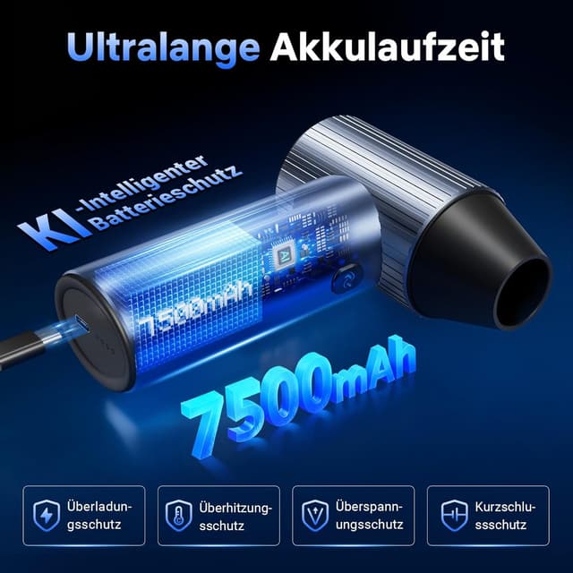 Thumbnail 4 de Solareye Druckluft Compressed Air Duster 7500mAh