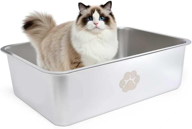 Thumbnail 6 de XXL Katzenklo Großes Katzentoilette 50x35x25 cm 🐱