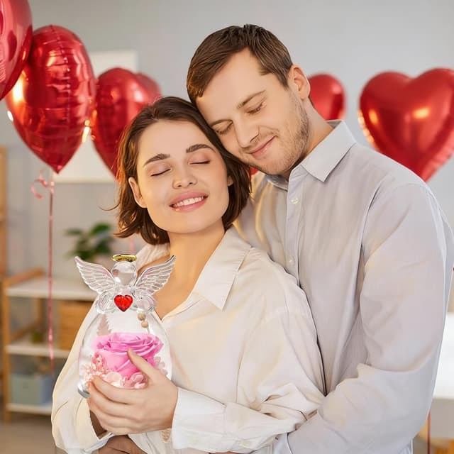 Thumbnail 4 de Miofula Ewige Rose Schutzengel Geschenk