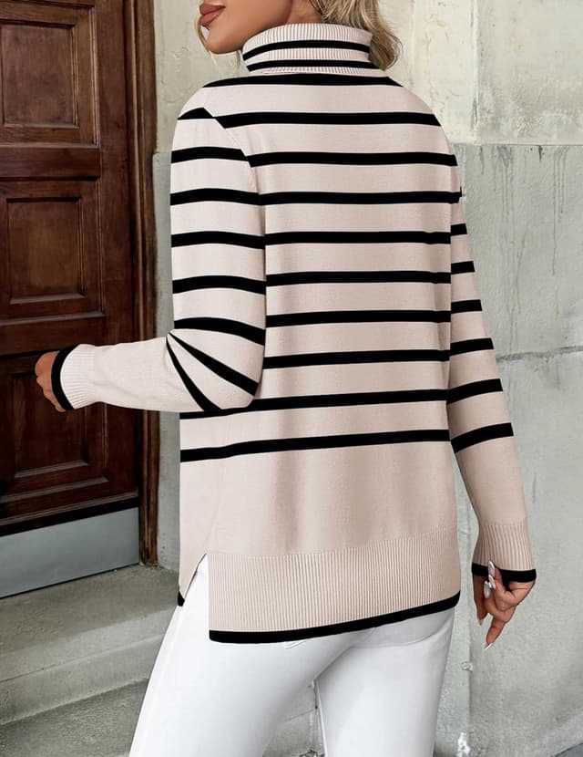 Thumbnail 4 de Zeagoo Turtleneck Chunky Knit Sweater for Women