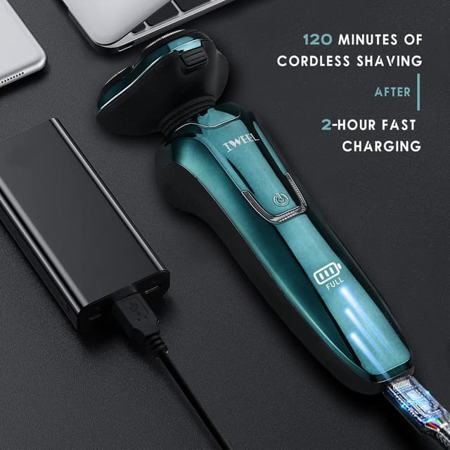 Detalle 1 de IWEEL Electric Razor 3 in 1, IPX7