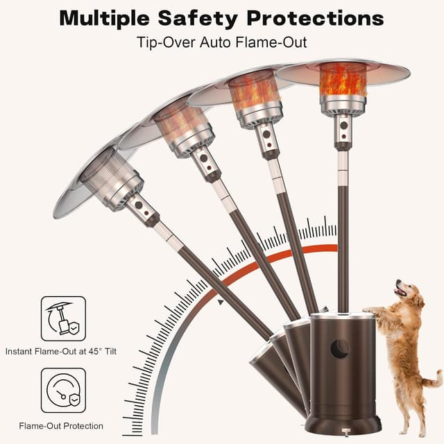 Thumbnail 3 de DIAMONDFORGE 50,000 BTU Patio Heater ⚡