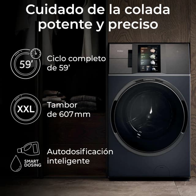 Thumbnail 5 de Haier HWD180BD12LGNU-S lavadora secadora 18 kg